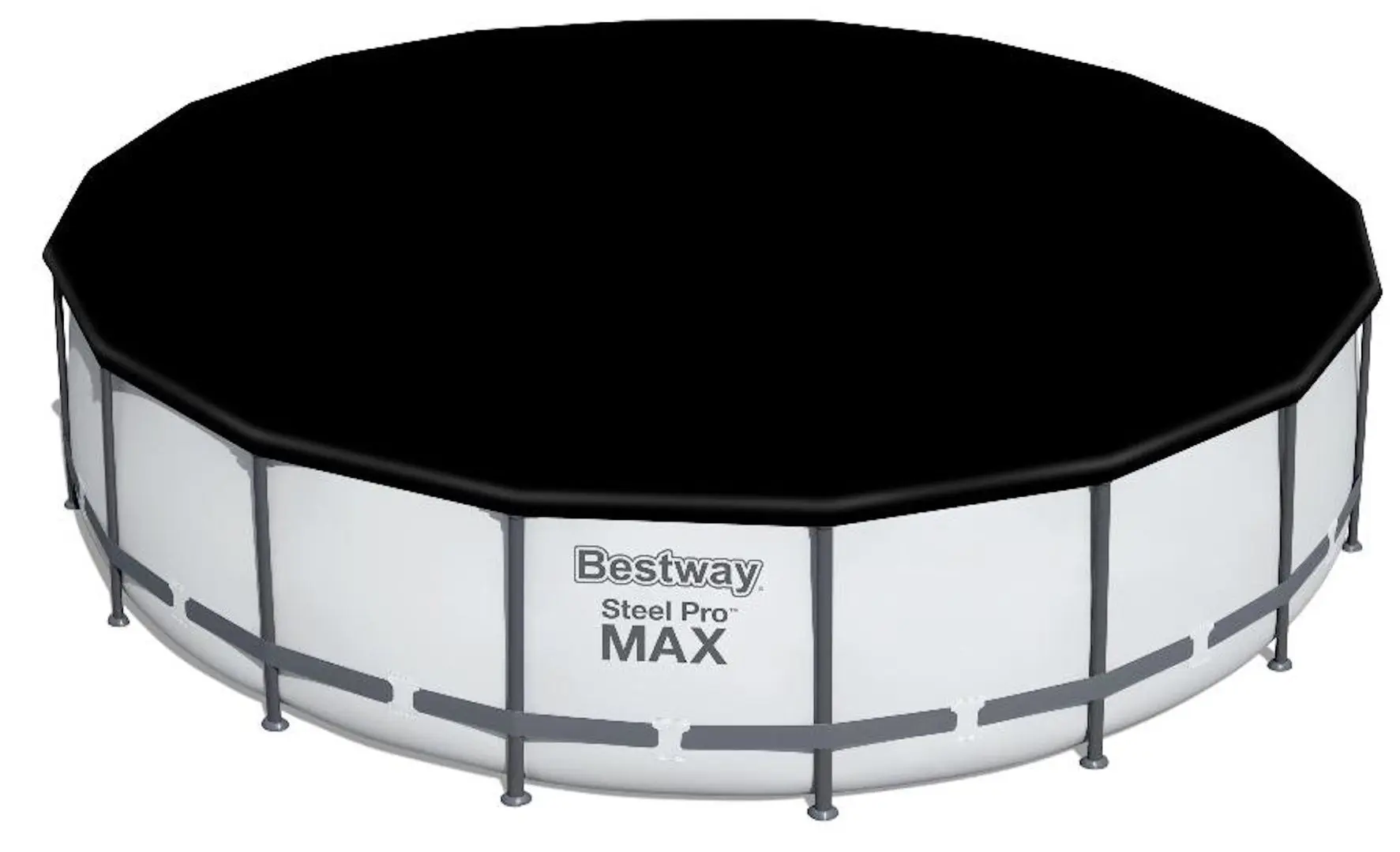 Каркасный бассейн Bestway Steel Pro Max 56462 (Grey)