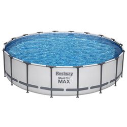 Piscina cu cadru Bestway Steel Pro Max 56462 (Grey)