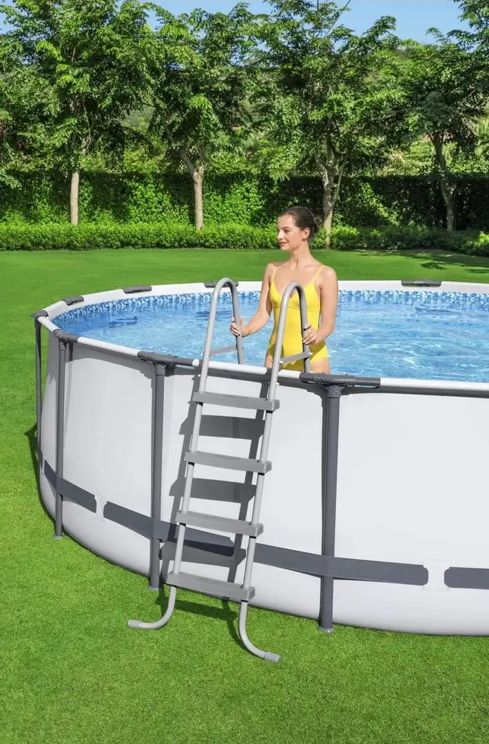 Каркасный бассейн Bestway Steel Pro Max 56488 (Grey)