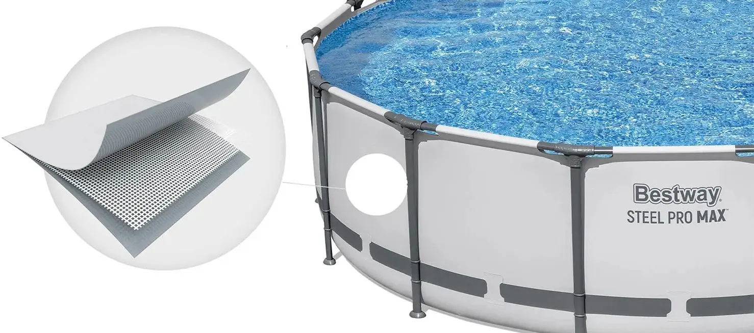 Каркасный бассейн Bestway Steel Pro Max 56488 (White/Blue) - 7