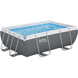 Piscina cu cadru Bestway Steel Pro Max 56629BW (Grey/Blue)