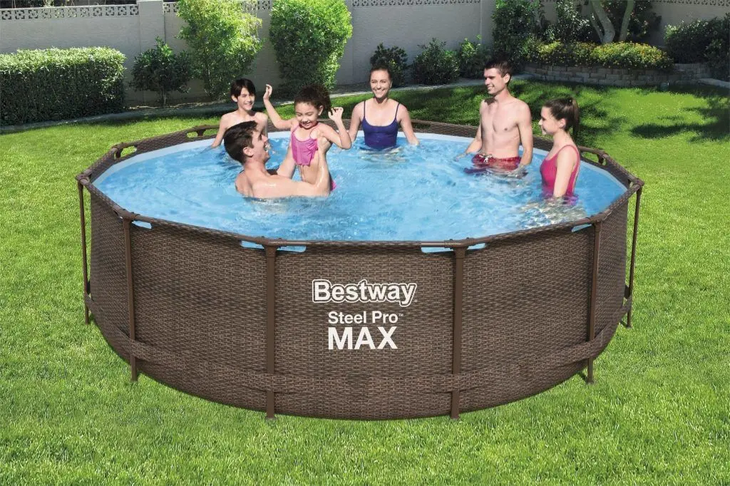 Каркасный бассейн Bestway Steel Pro Max 56709 (Brown)