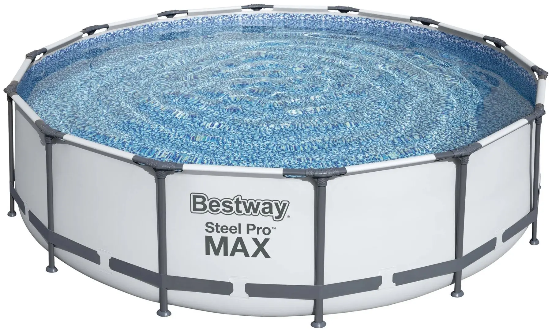 Piscina cu cadru Bestway Steel Pro Max 56950 427x107cm (White/Grey)