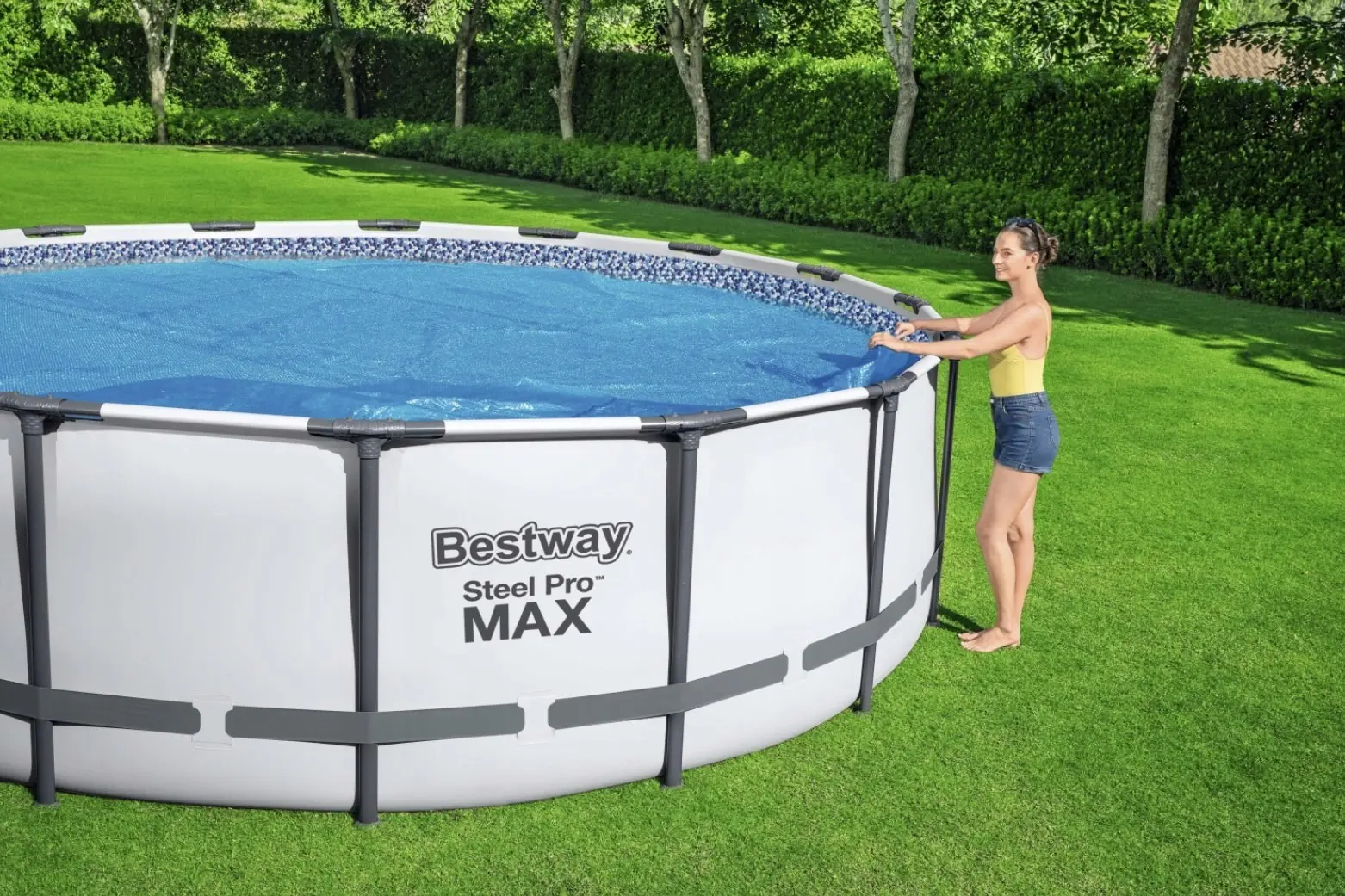 Тент для бассейна Bestway 58242 (Blue) - 6