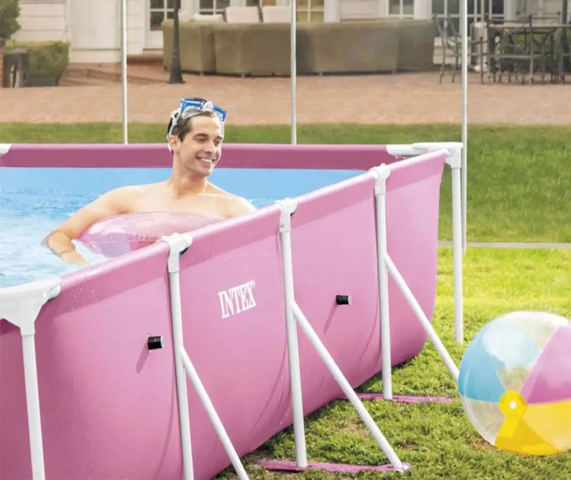 Каркасный бассейн Intex 28266 (Pink) - 3