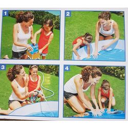 Piscina cu cadru pentru copii Intex Coral Reef 58472 Thumb