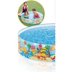 Детский каркасный бассейн Intex Duck 58477 (Blue) Thumb