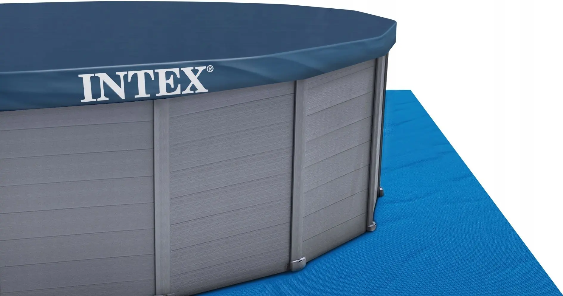 Piscina cu cadru Intex 26384 (Graphite Gray) - 4