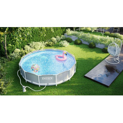 Piscina cu cadru Intex 26712 (Grey/Blue) Thumb