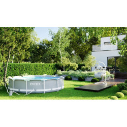Piscina cu cadru Intex 26712 (Grey/Blue) Thumb