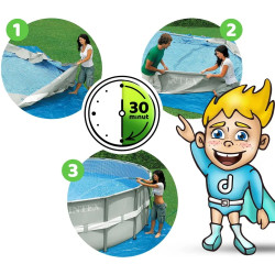Piscina cu cadru Intex 26716 (Grey/Blue) Thumb