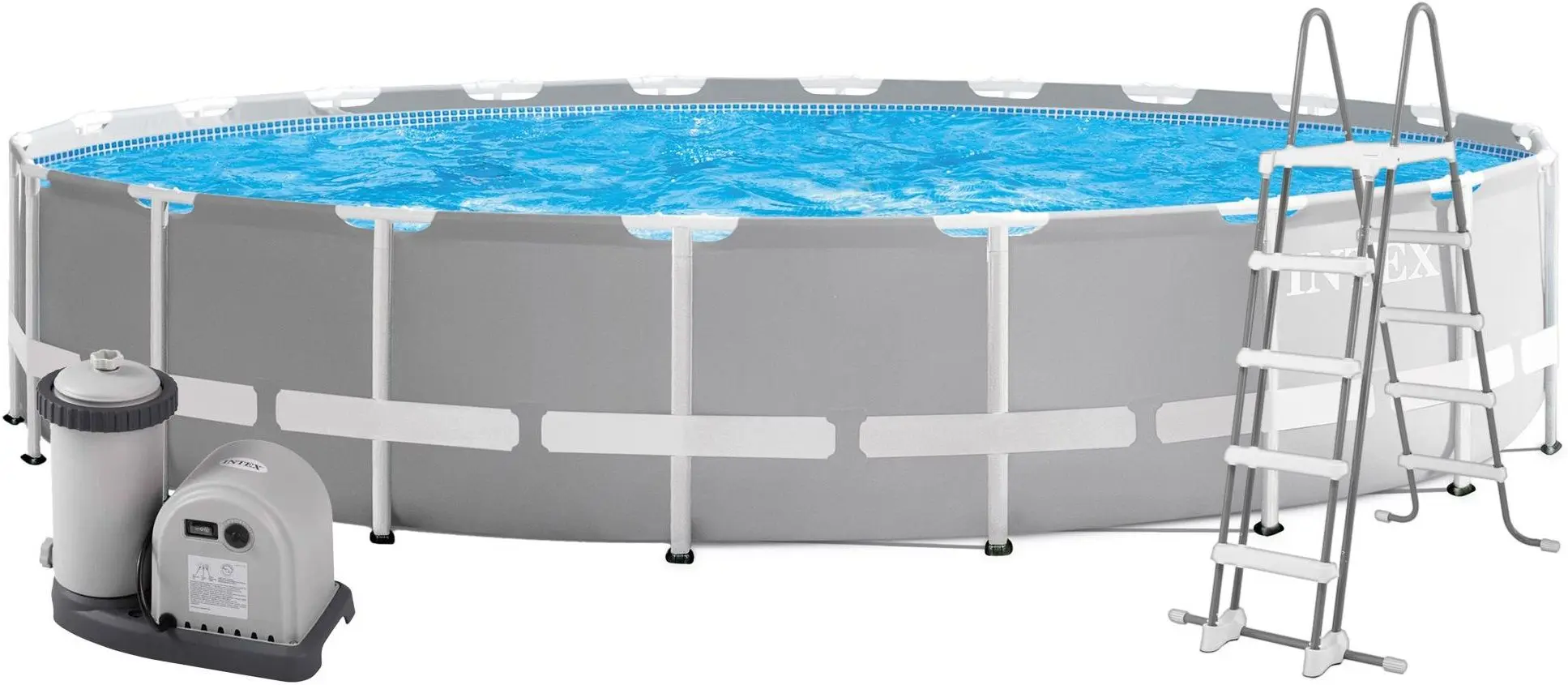 Каркасный бассейн Intex 26722 (Grey) - 2