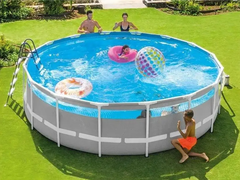 Каркасный бассейн Intex 26730 (Grey) - 3