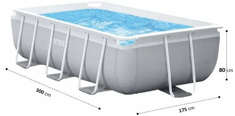 Каркасный бассейн Intex 26784 (Grey)