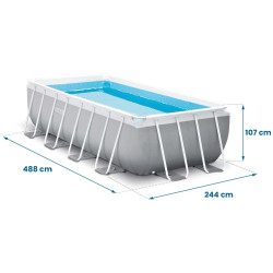 Piscina cu cadru Intex 26792-17W1 (Grey/Blue) Thumb