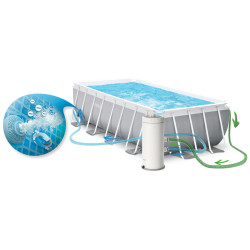 Piscina cu cadru Intex 26792-17W1 (Grey/Blue) Thumb