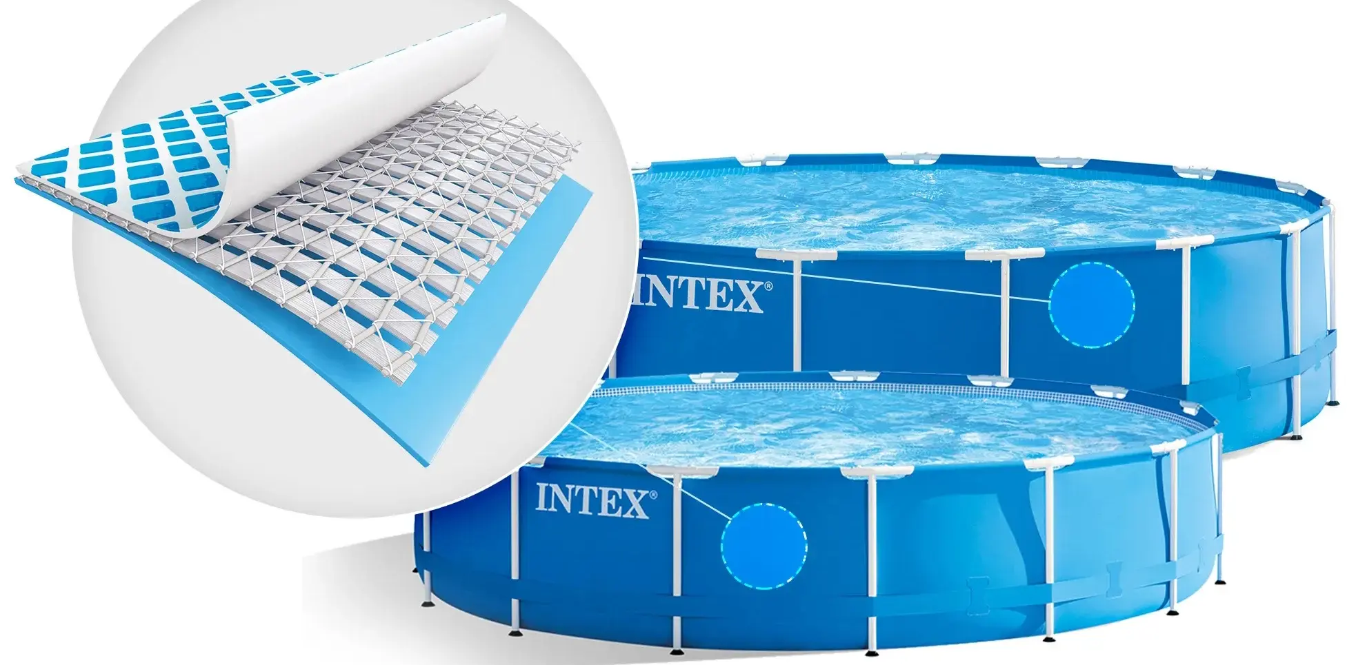 Piscina cu cadru Intex 28200 (Blue) - 4