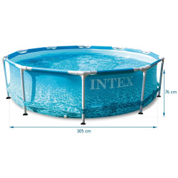 Piscina cu cadru Intex 28206 (Blue) Thumb