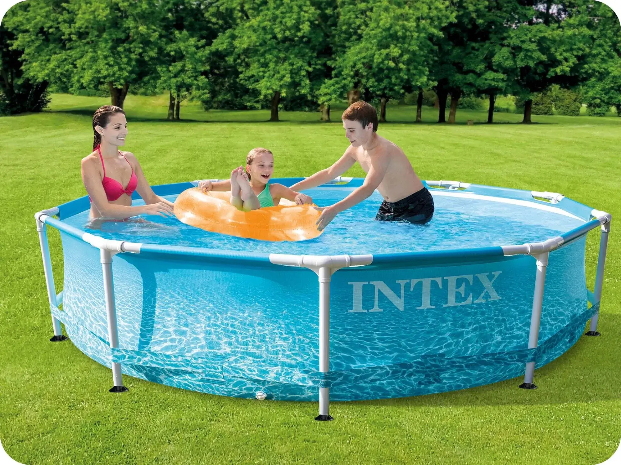 Piscina cu cadru Intex 28206 (Blue) - 3