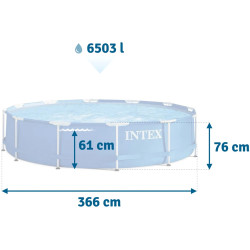 Piscina cu cadru Intex 28210 (Blue) Thumb