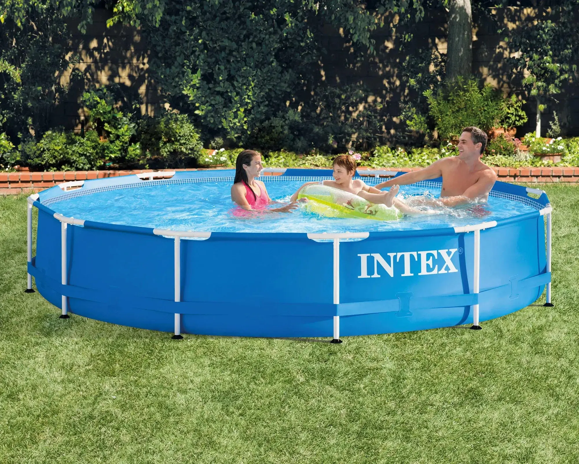 Piscina cu cadru Intex 28210 (Blue) - 4