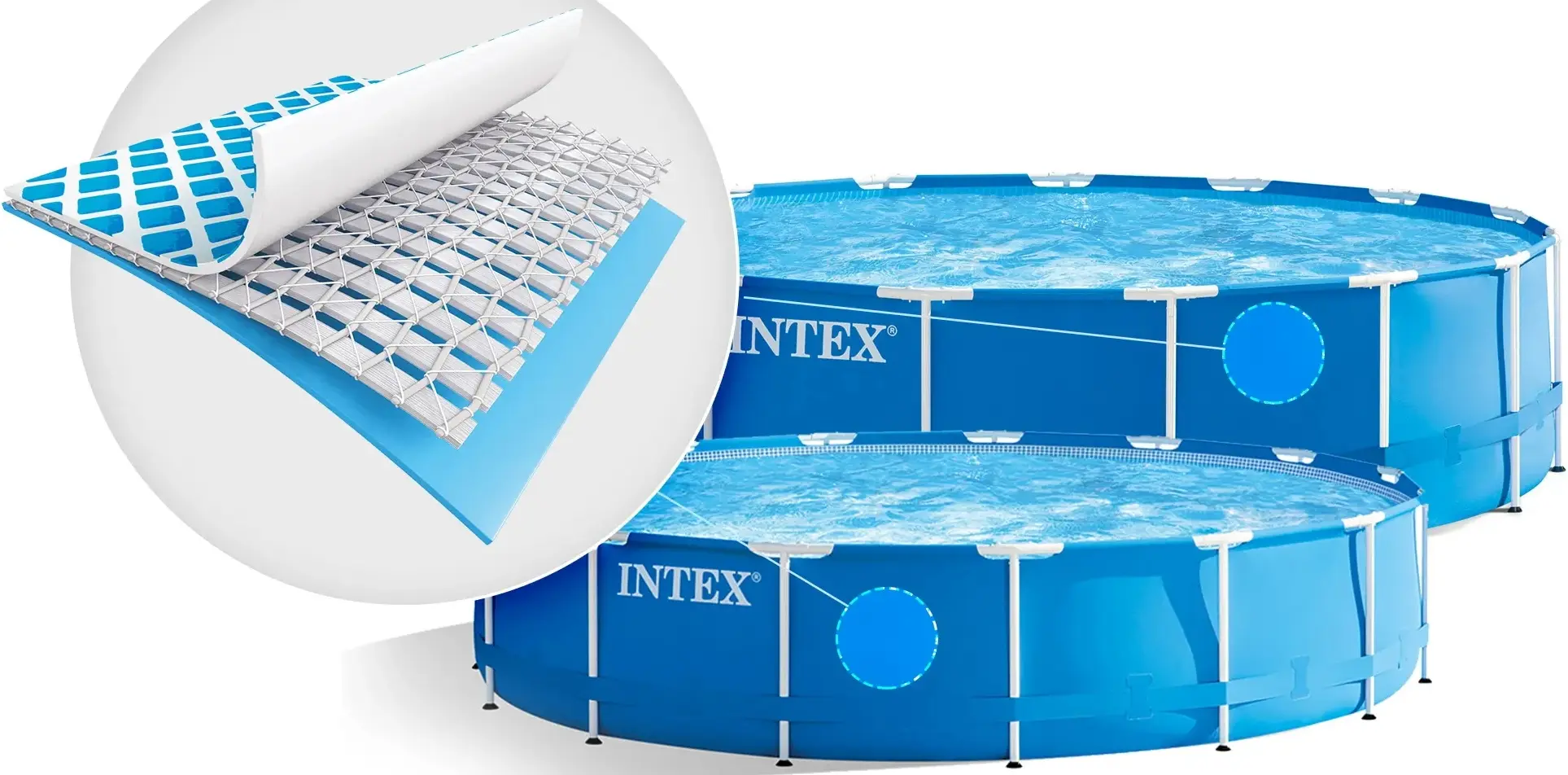 Piscina cu cadru Intex 28210 (Blue) - 6