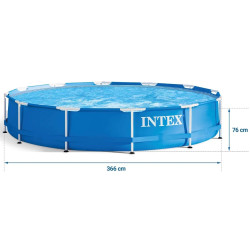 Piscina cu cadru Intex 28212-4in1 (Blue) Thumb
