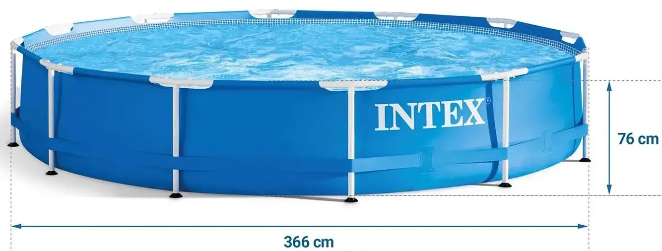 Piscina cu cadru Intex 28212-4in1 (Blue) - 3