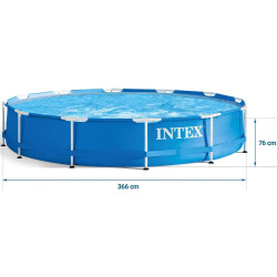 Piscina cu cadru Intex 28212 (Blue) Thumb