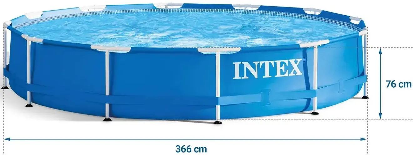 Piscina cu cadru Intex 28212 (Blue) - 3