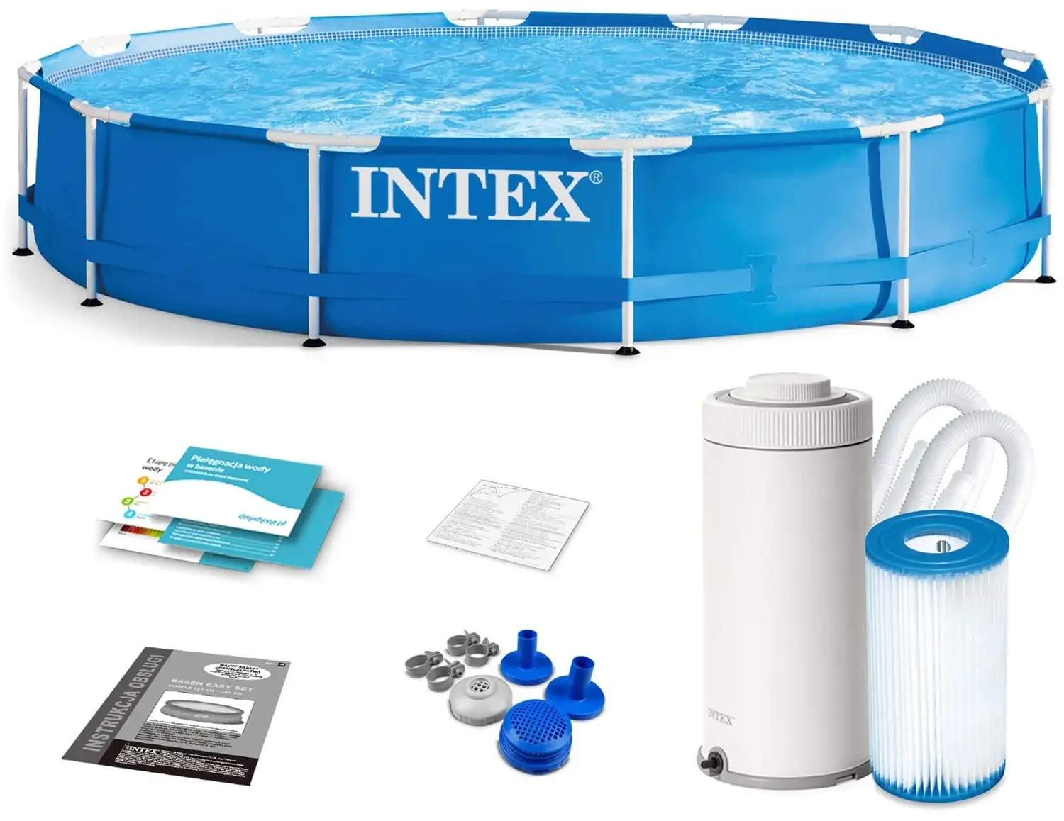 Piscina cu cadru Intex 28212 (Blue) - 2