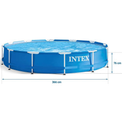 Piscina cu cadru Intex 28212 (Blue) Thumb