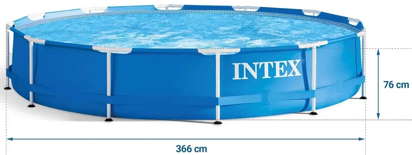 Piscina cu cadru Intex 28212 (Blue) - 3