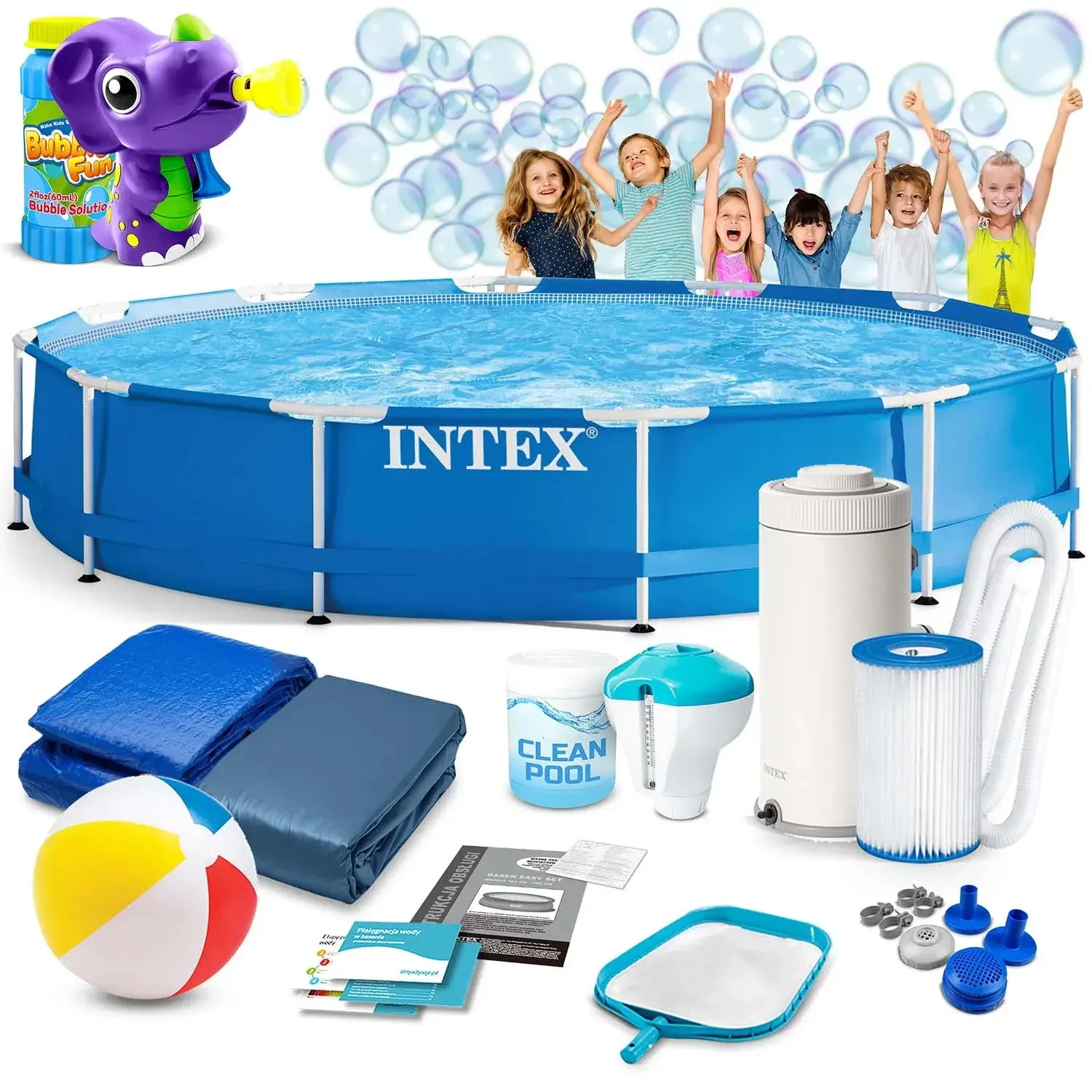 Piscina cu cadru Intex 28212-M (Blue) - 2