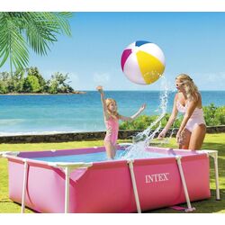 Piscina cu cadru Intex 28266 (Pink) Thumb