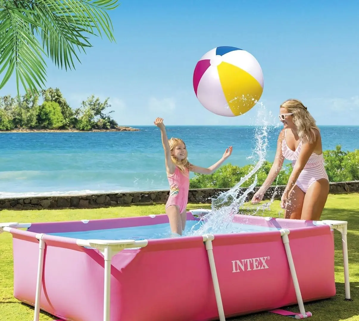 Piscina cu cadru Intex 28266 (Pink) - 4