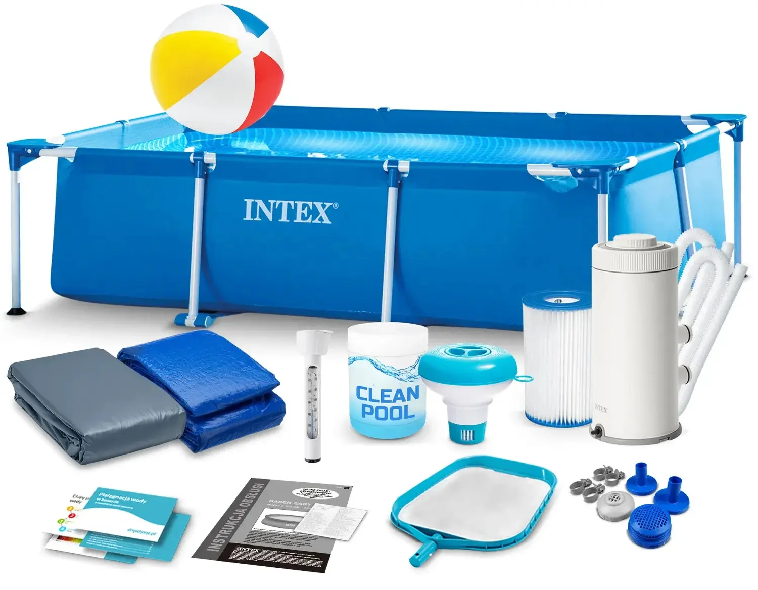 Piscina cu cadru Intex 28271-15w1 (Blue) - 7
