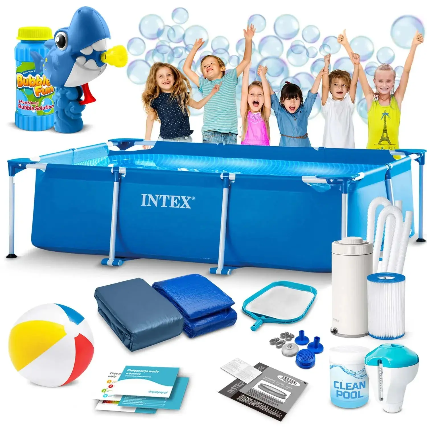 Piscina cu cadru Intex 28272-M (Blue) - 3