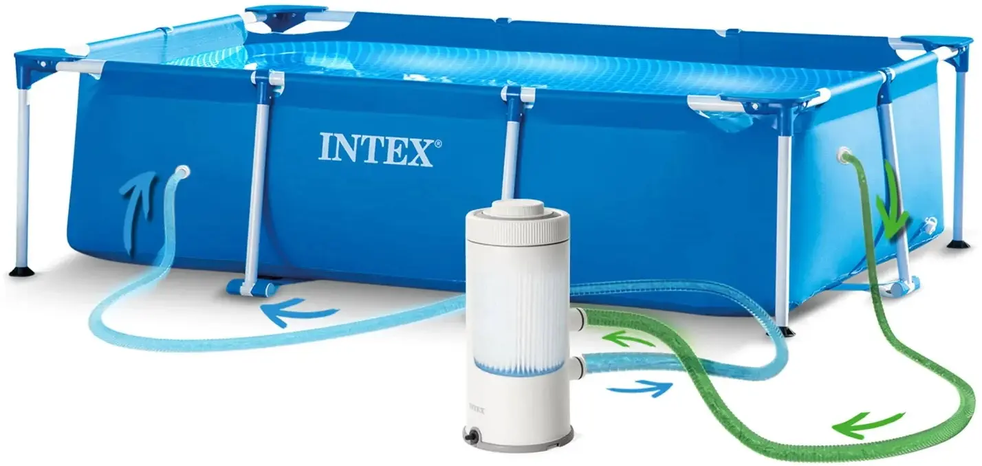 Piscina cu cadru Intex 28272-M (Blue) - 6