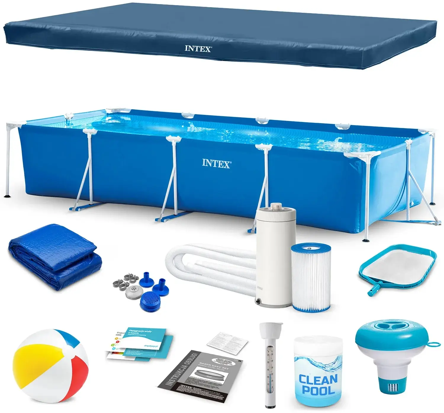 Piscina cu cadru Intex 28273 (Blue) - 4