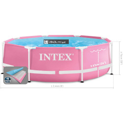 Piscina cu cadru Intex 28290 (Pink/Blue) Thumb