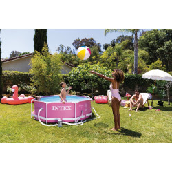 Piscina cu cadru Intex 28290 (Pink/Blue) Thumb