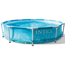 Piscina cu cadru Intex Beachside 10w1 28208 (Blue)