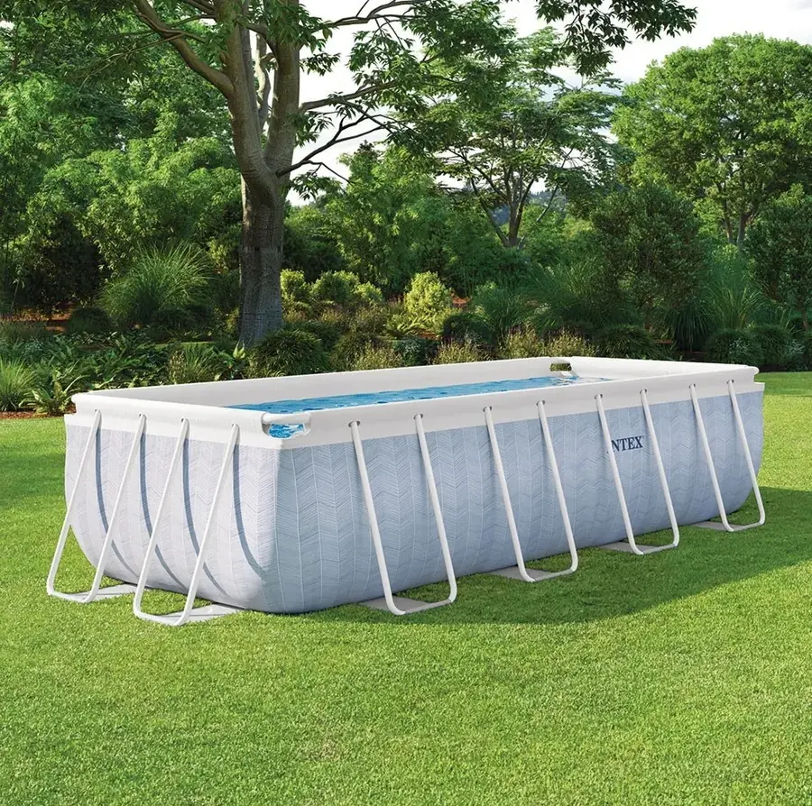 Piscina cu cadru Intex Chevron Prism 26780 (Blue) - 2