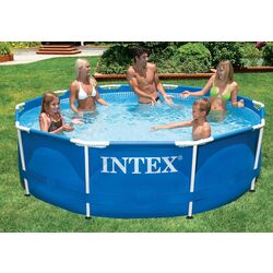 Каркасный бассейн Intex Metal Frame 28200 (Blue) Thumb
