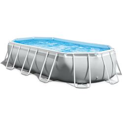 Piscina cu cadru Intex Prism Frame 26796 (Gray)