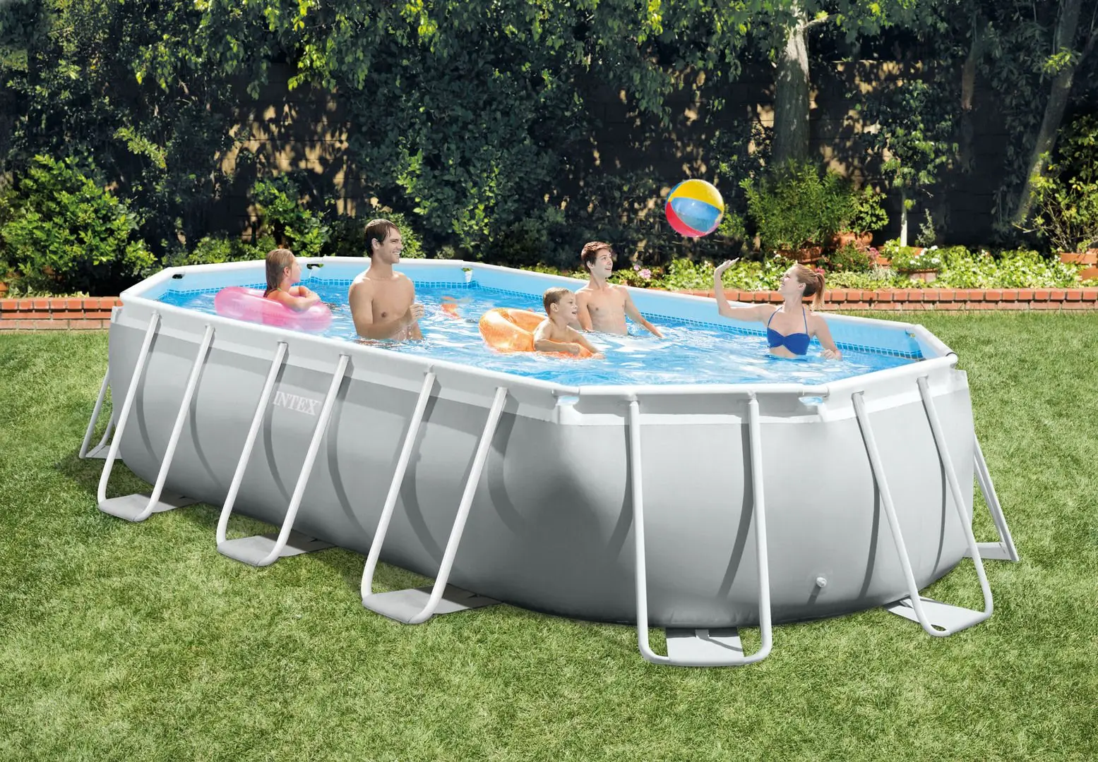 Piscina cu cadru Intex Prism Frame 26798 (Gray)