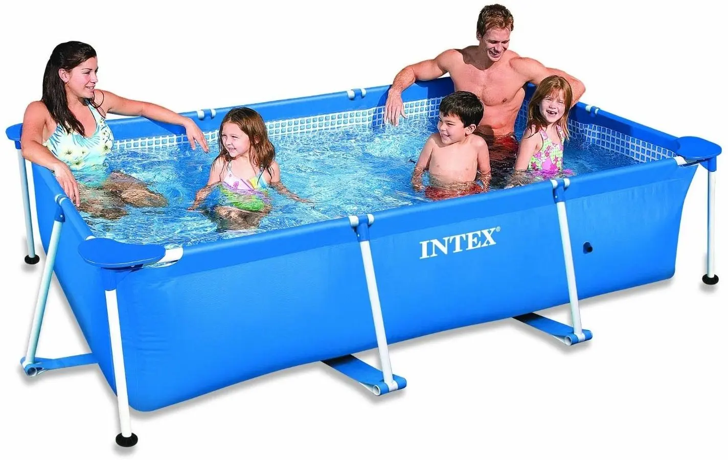 Piscina cu cadru Intex Rectangular Frame 28270 (Blue)