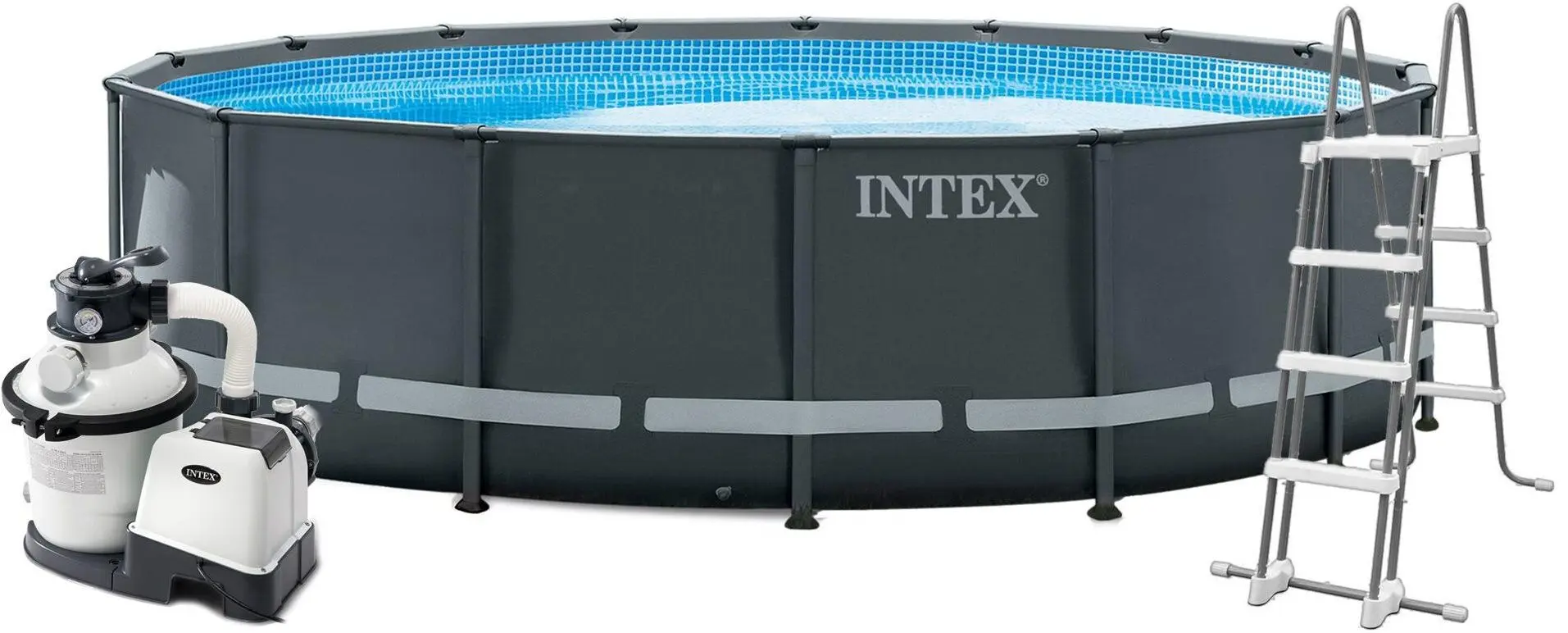 Piscina cu cadru Intex Ultra 26326 (Black)