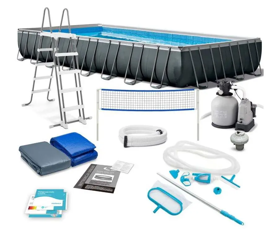 Piscina cu cadru Intex Ultra XTR Frame 26378 (Grey)